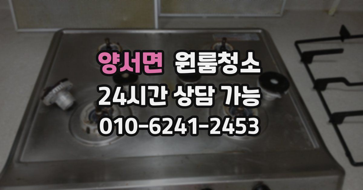 양서면 입주청소