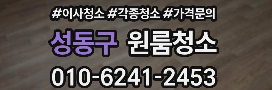 성동구 이사청소