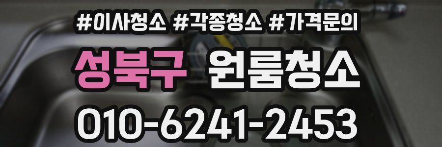 성북구 이사청소