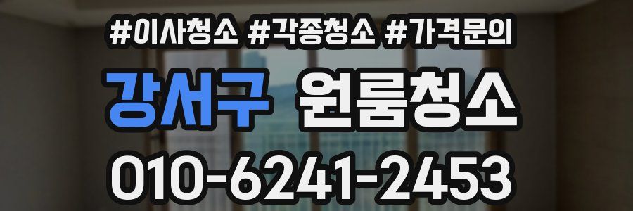 강서구 이사청소