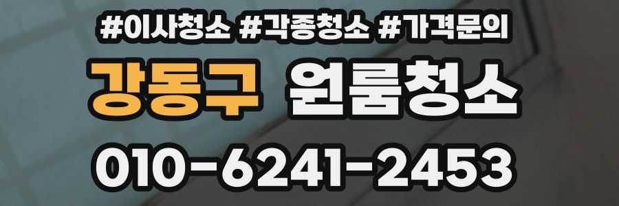 강동구 이사청소
