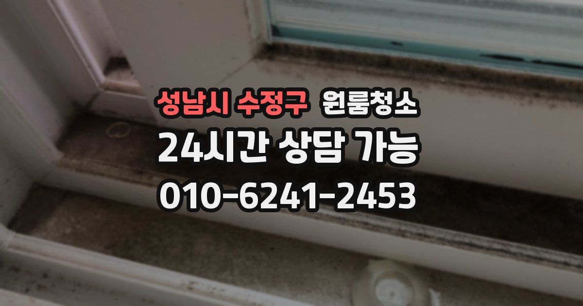 성남시 수정구 입주청소