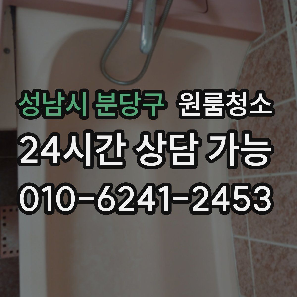 성남시 분당구 원룸청소