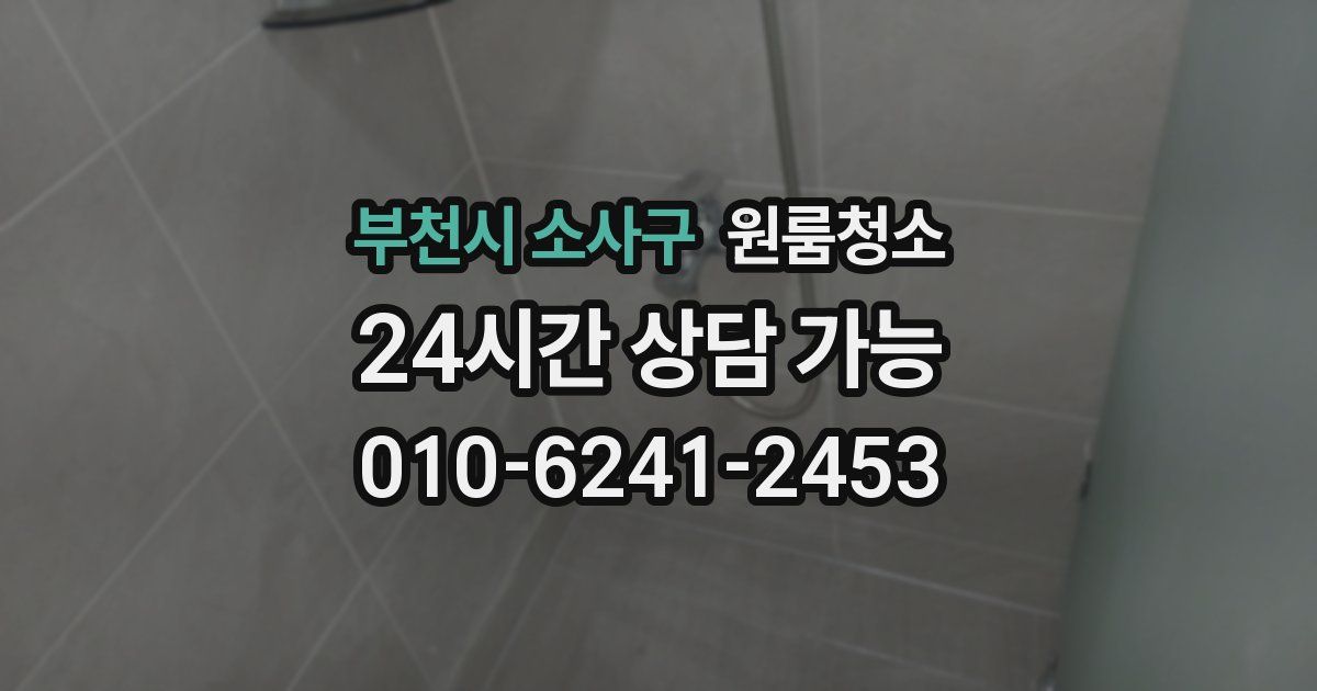 부천시 소사구 입주청소