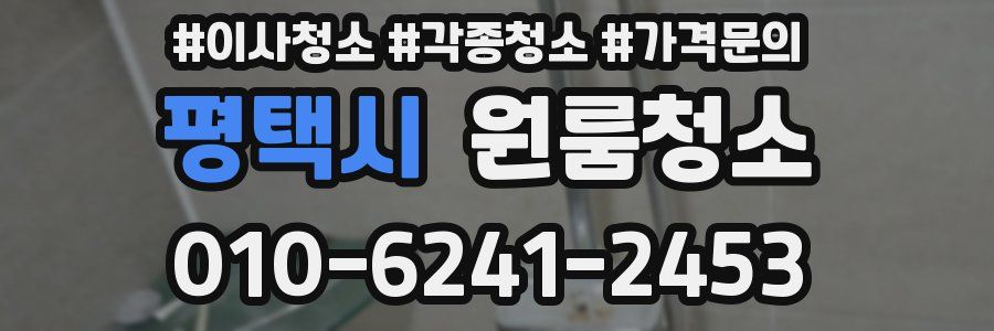 평택시 이사청소