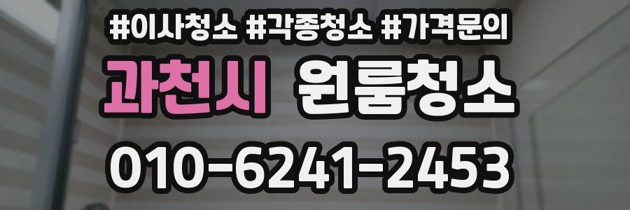 과천시 이사청소