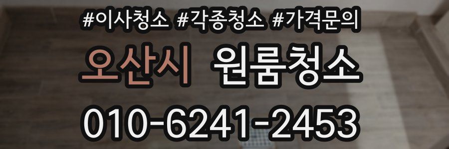 오산시 이사청소