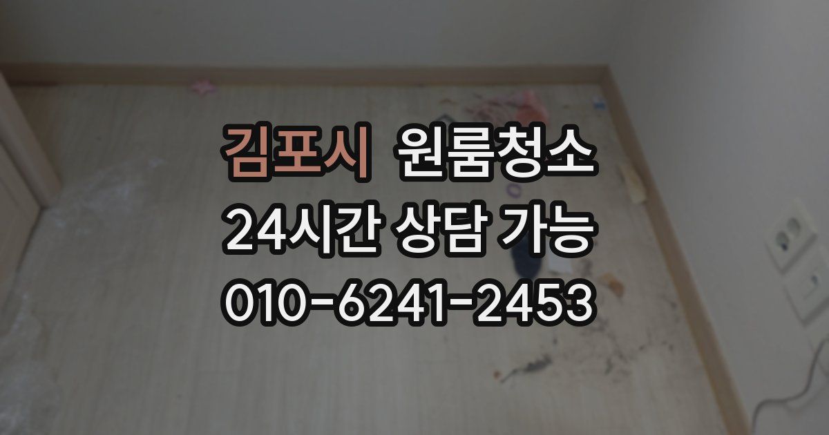 김포시 입주청소