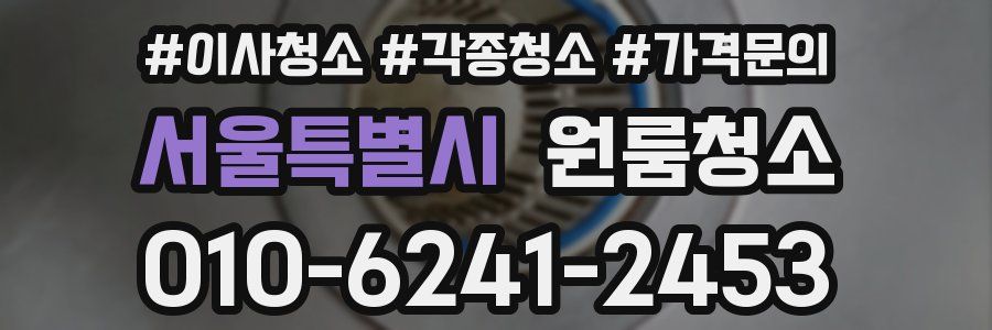 서울특별시 이사청소