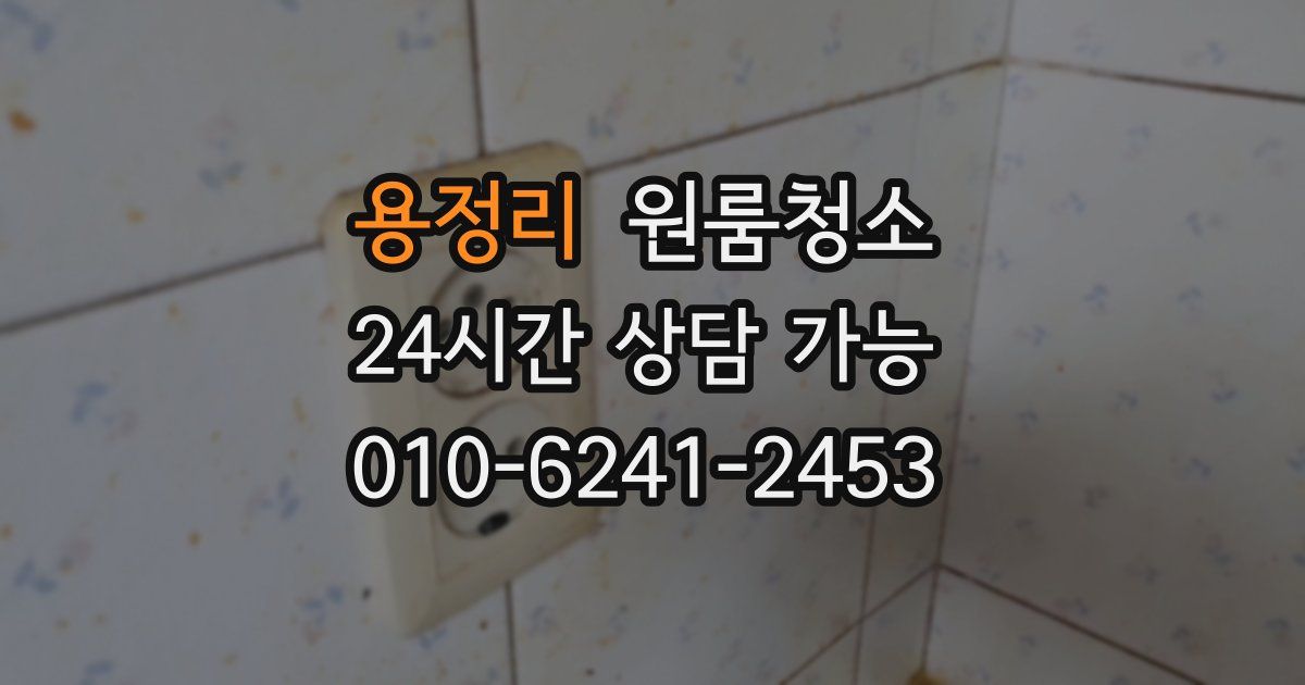 용정리 입주청소