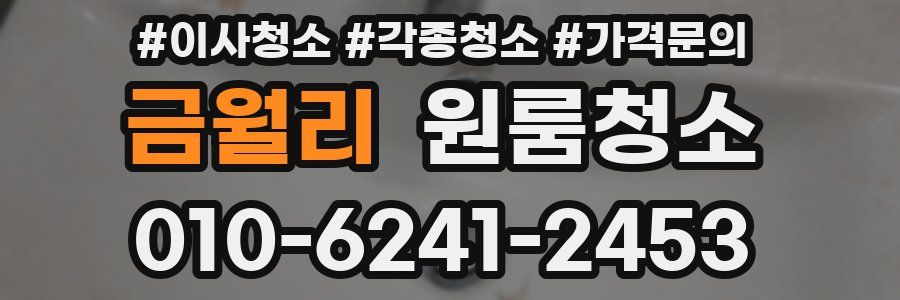 금월리 이사청소