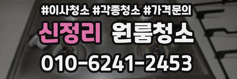 신정리 이사청소