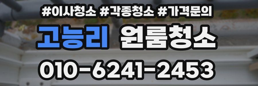 고능리 이사청소