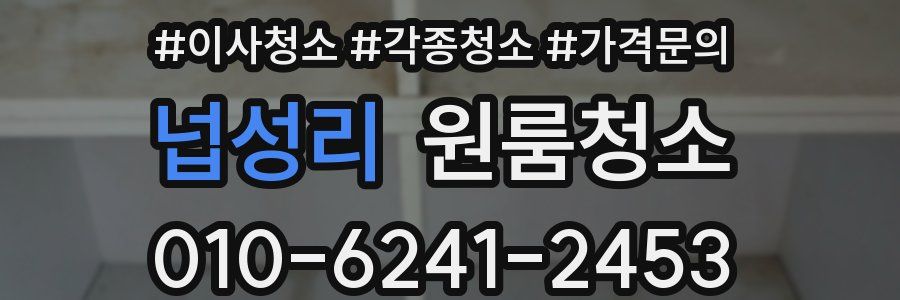 넙성리 이사청소