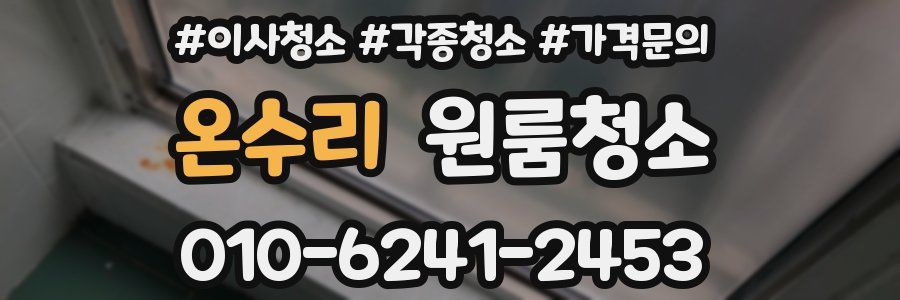 온수리 이사청소