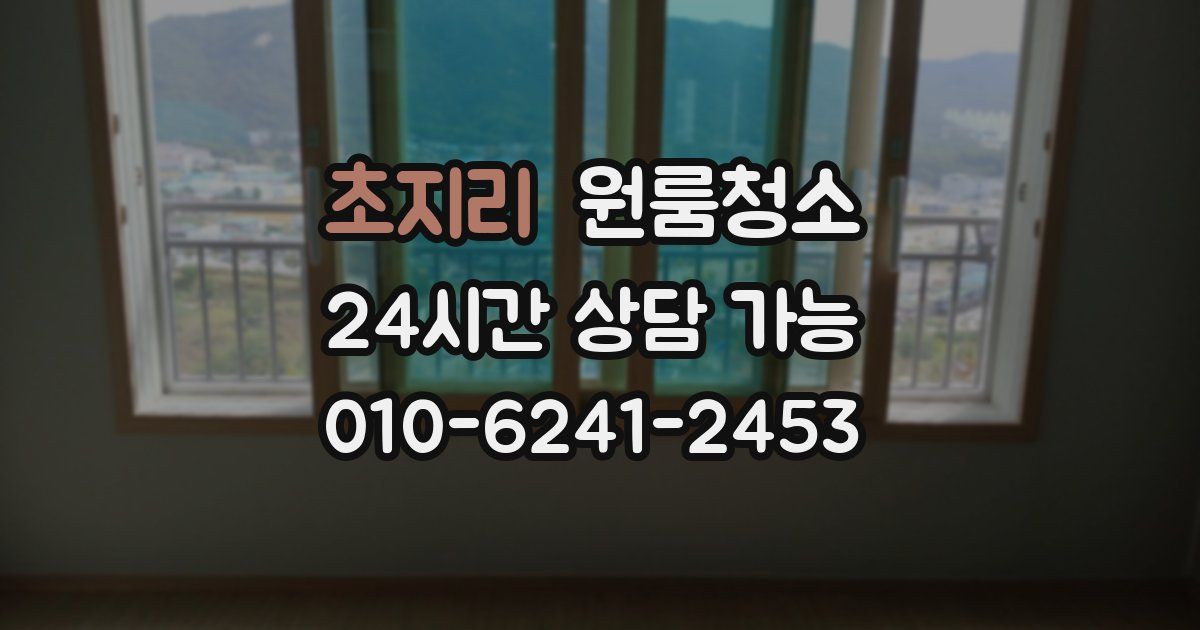 초지리 입주청소