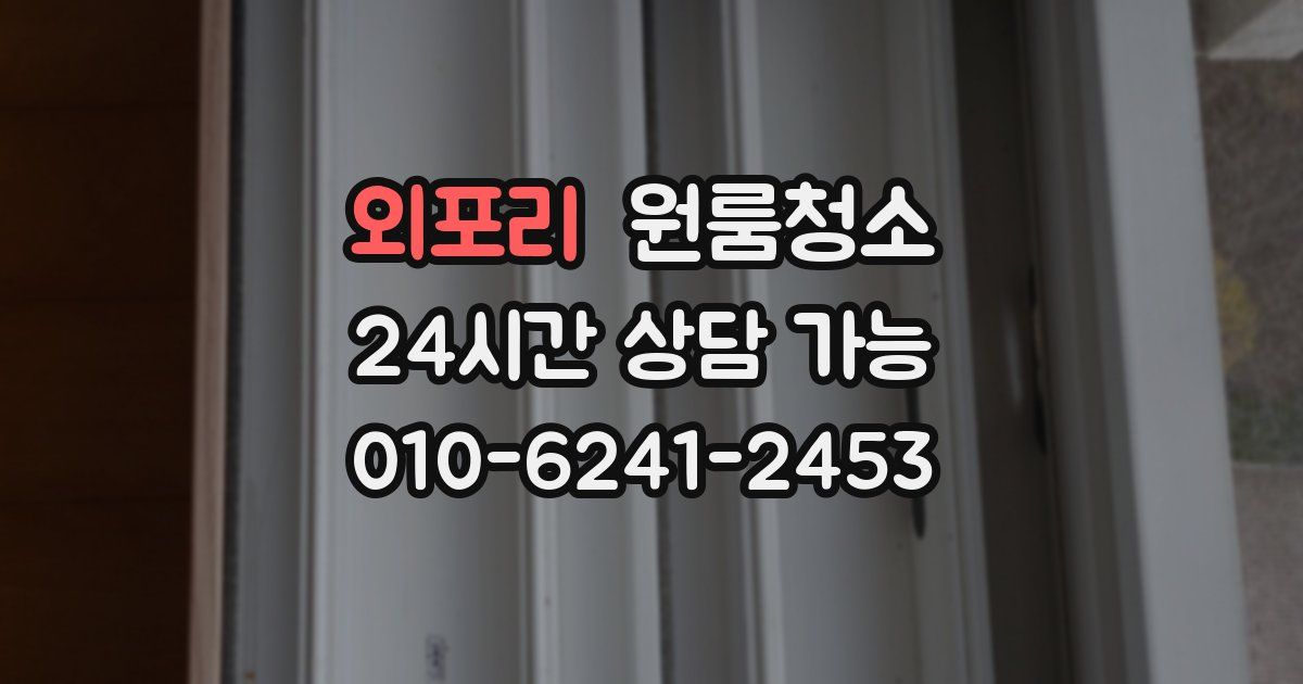 외포리 입주청소