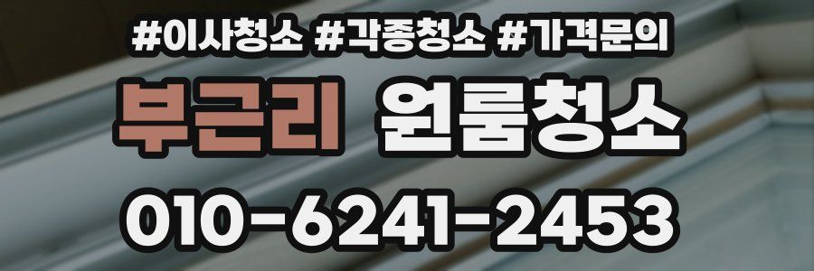 부근리 이사청소