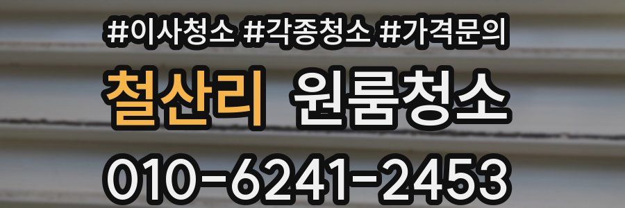 철산리 이사청소