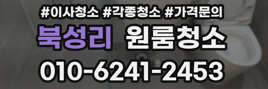 북성리 이사청소