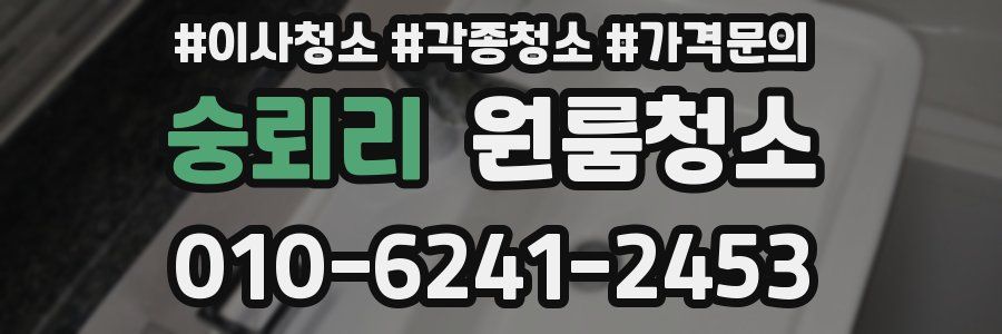 숭뢰리 이사청소