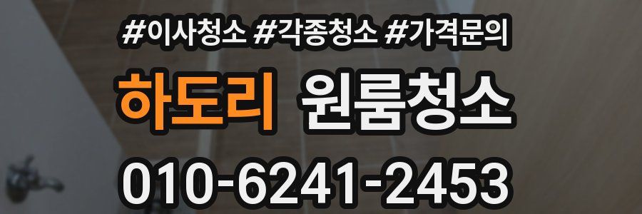 하도리 이사청소