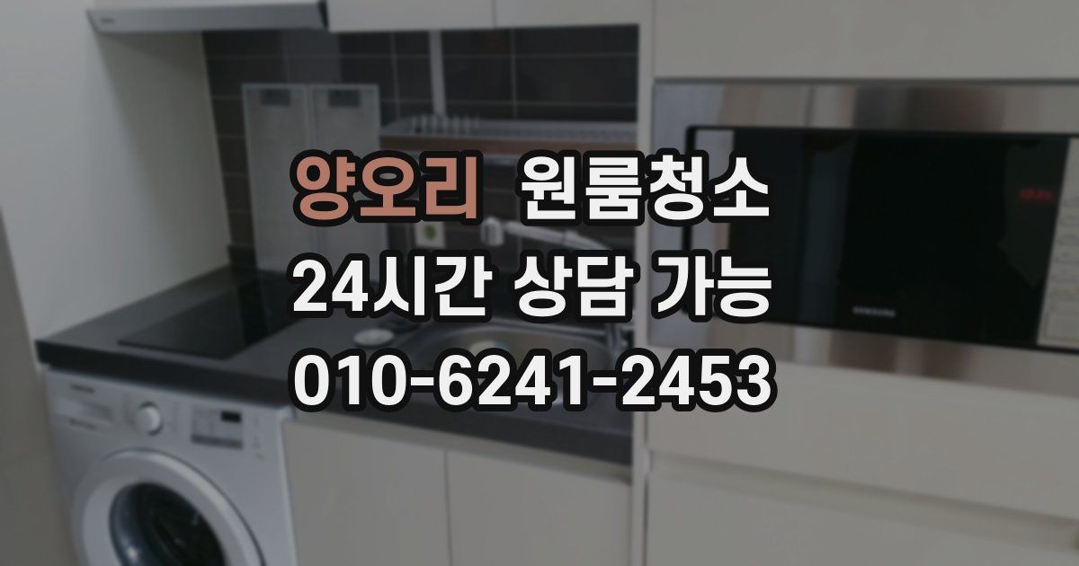 양오리 입주청소