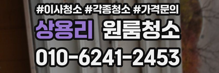 상용리 이사청소