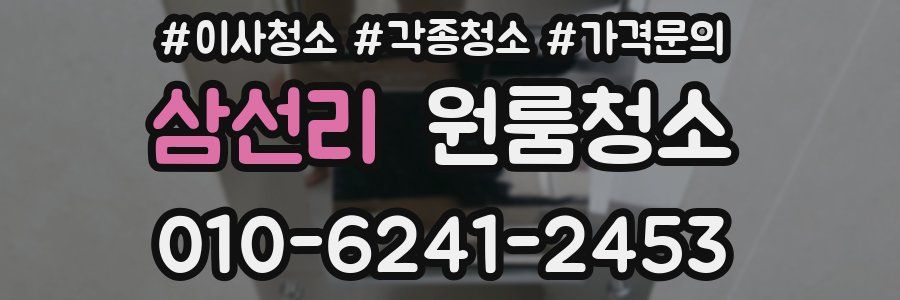 삼선리 이사청소