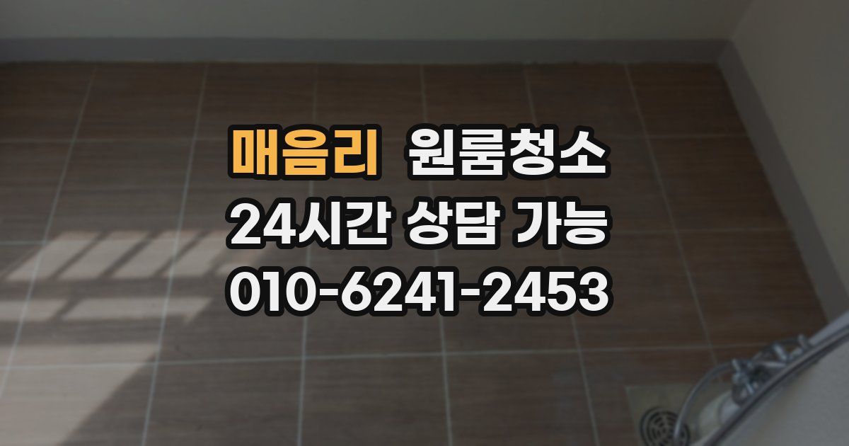 매음리 입주청소