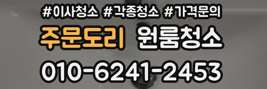 주문도리 이사청소