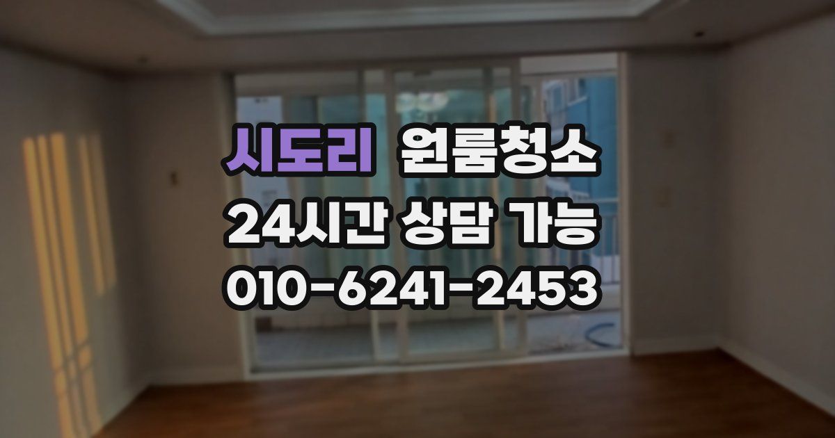 시도리 입주청소