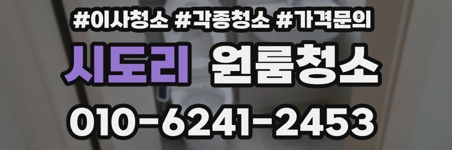 시도리 이사청소
