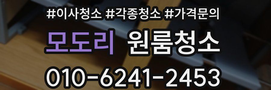 모도리 이사청소