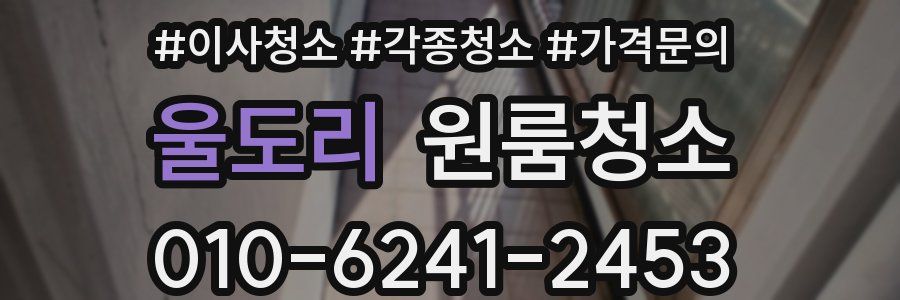 울도리 이사청소