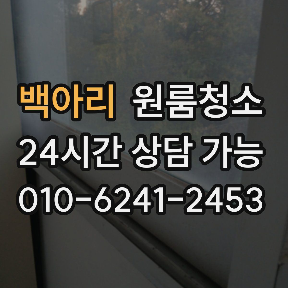 백아리 원룸청소