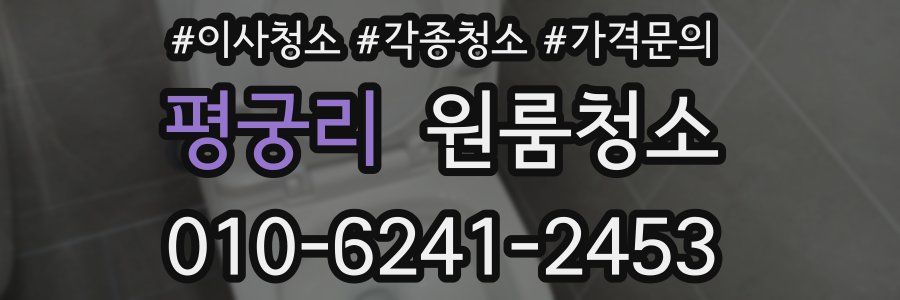 평궁리 이사청소