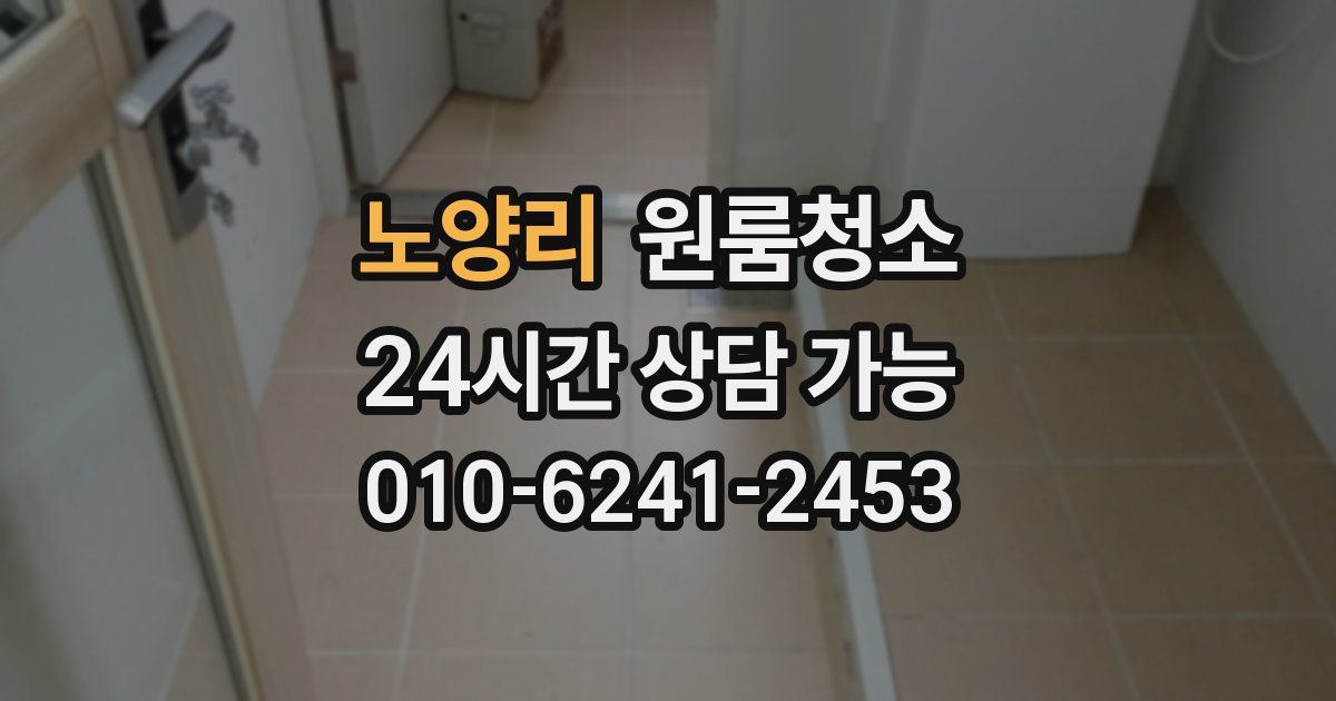 노양리 입주청소