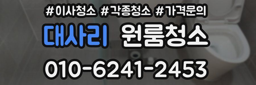 대사리 이사청소