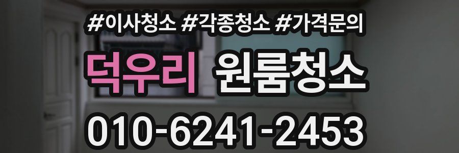 덕우리 이사청소