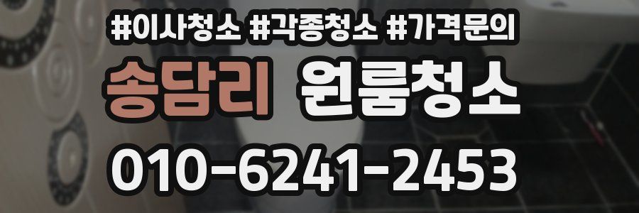 송담리 이사청소