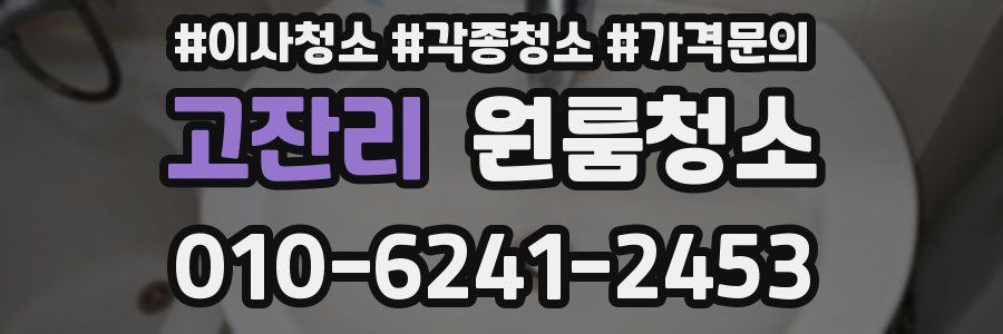 고잔리 이사청소