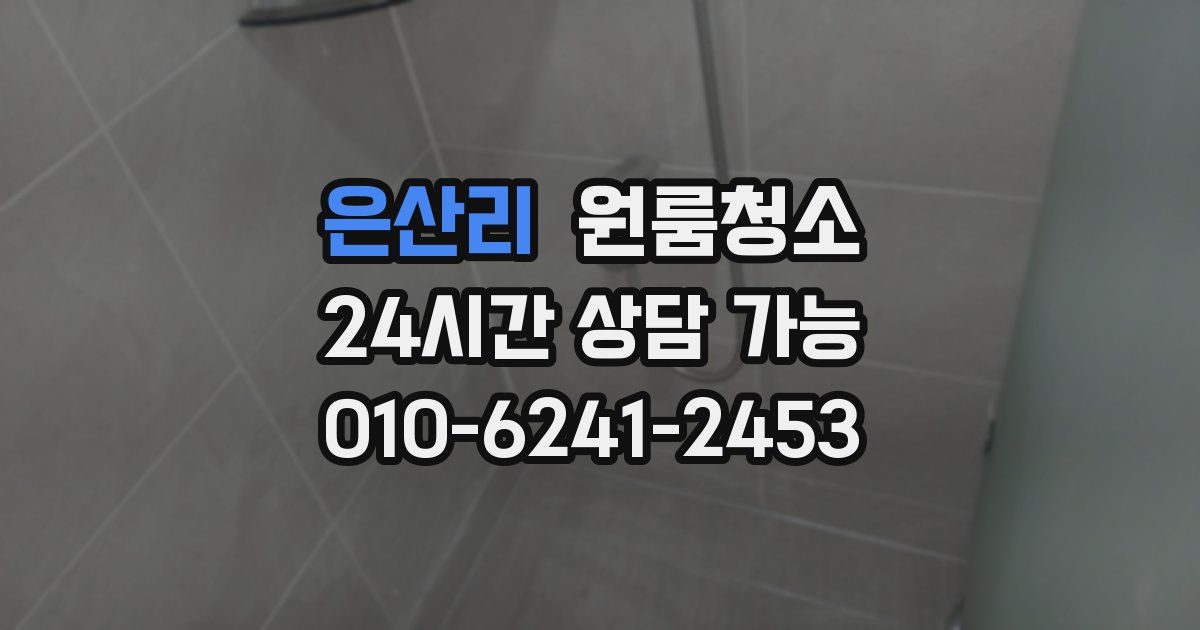 은산리 입주청소