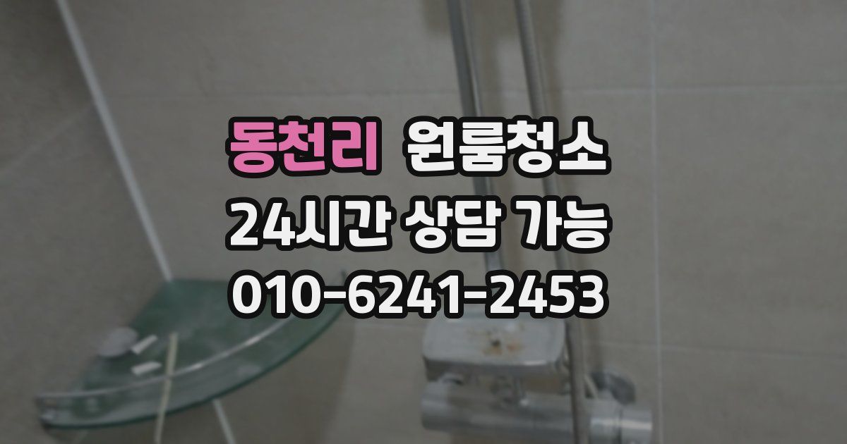 동천리 입주청소