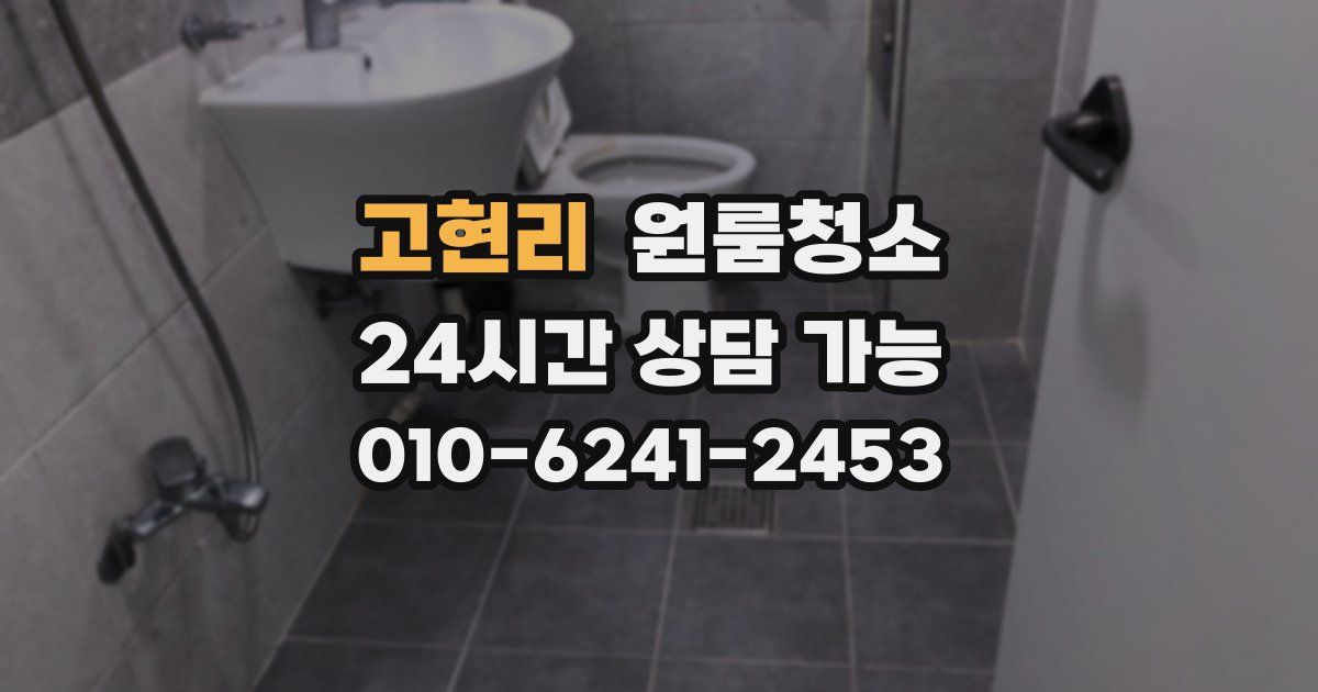 고현리 입주청소