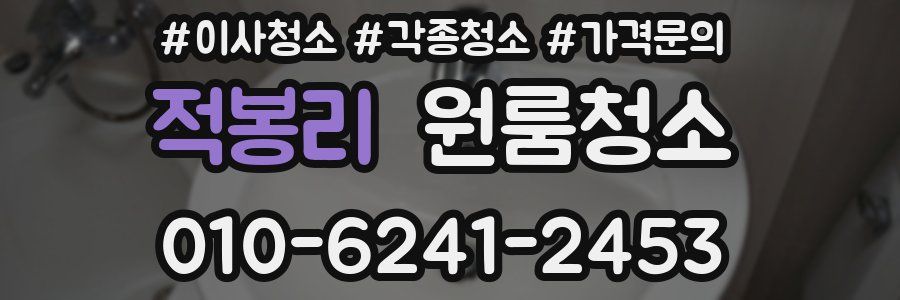 적봉리 이사청소