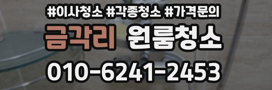 금각리 이사청소