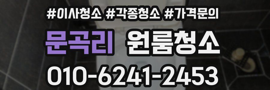 문곡리 이사청소