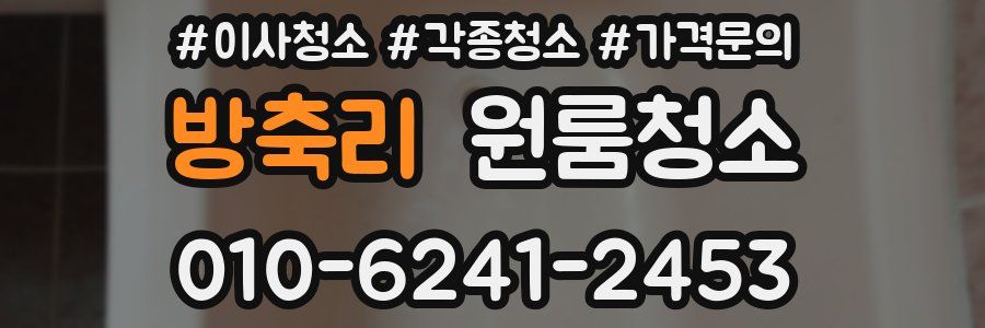 방축리 이사청소