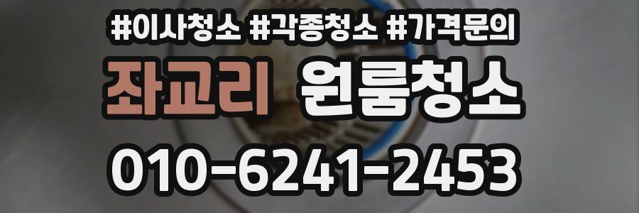 좌교리 이사청소
